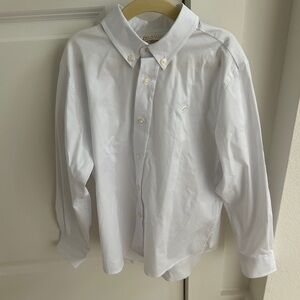 The Beaufort Bonnet Company Boys White Oxford Button down shirt size 8